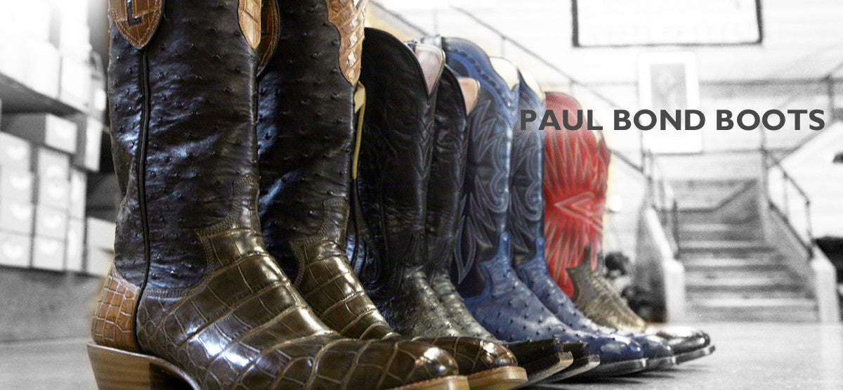 Paul Bond Boots - Custom Cowboy Boots
